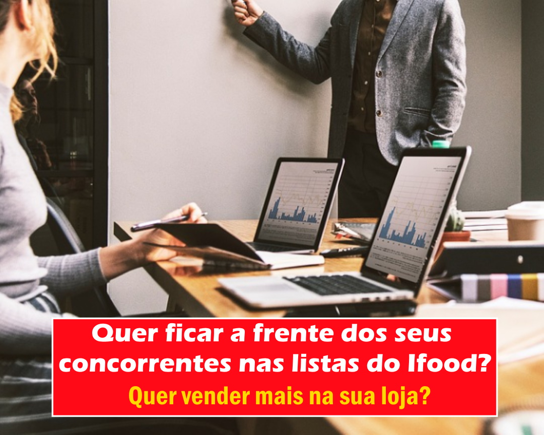 Profissionais analisando dados de gestão de loja Ifood para otimizar vendas